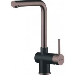 Pyramis 090928601 Mandolin Pvd Μπαταρία Κουζίνας Πάγκου Inox Copper & Pearl Black